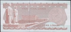6.Emisyon 3.Tertip 20 Lira F63 942014 Çok Çok Temiz
