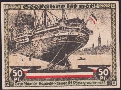Almanya 50 Pfennig Notgeld 1921 Çil