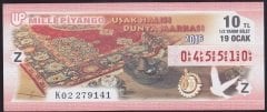 2016 19 OCAK YARIM BİLET Z SERİSİ