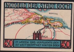 Almanya 50 Pfennig Notgeld 1922 Çil