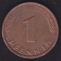 Almanya 1 Pfennig 1983 J
