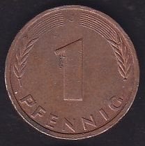 Almanya 1 Pfennig 1983 J