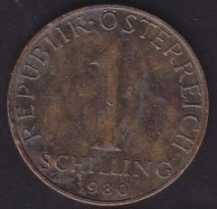 Avusturya 1 Şiling 1980