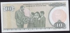 7.Emisyon 2.Tertip 10 Lira E14 867205 Çok Temiz +