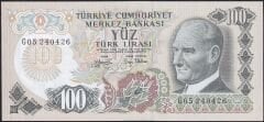6.Emisyon 2.Tertip 100 Lira G05 240426 Çok Çok Temiz+