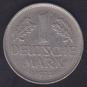 ALMANYA 1 MARK 1973 G SERİSİ ÇOK TEMİZ eski kağıt para değerleri