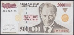 7.EMİSYON 5 000 000 LİRA J28 502122 ÇİLALTI ÇİL