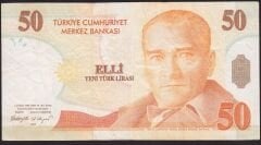 8.Emisyon 50 YTL D39 550543 Çok Temiz