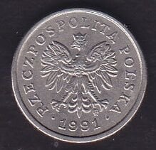 Polonya 10 Groszy 1991