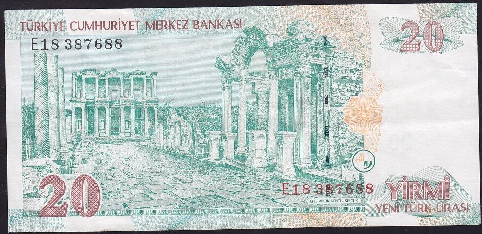 8.Emisyon 20 YTL E18 387688 Çok Temiz+