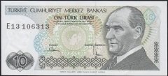 7.Emisyon 2.Tertip 10 Lira E13 106313 Çilaltı Çil