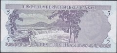 6.Emisyon 2.Tertip 5 Lira G04 097365 Çilaltı Çil