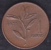 1971 YILI 1 KURUŞ ÇİLALTI