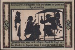 Almanya 50 Pfennig Notgeld 1921 Çil