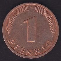 Almanya 1 Pfennig 1984 F