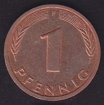 Almanya 1 Pfennig 1984 F