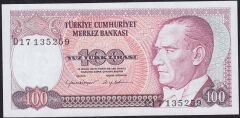 7.Emisyon 2.Tertip 100 Lira D17 135259 Çil