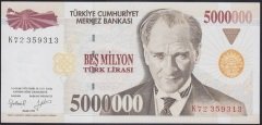 7.EMİSYON 5 000 000 LİRA K72 359313 ÇİLALTI