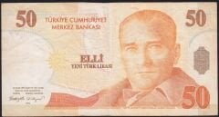 8.Emisyon 50 YTL D46 937826 Çok Temiz