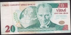 8.Emisyon 20 YTL D39 969827 Çok Temiz