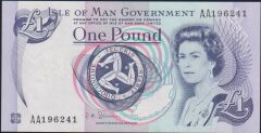 Man Adası 1 Pound 2009 Çilaltı Çil Pick 40c