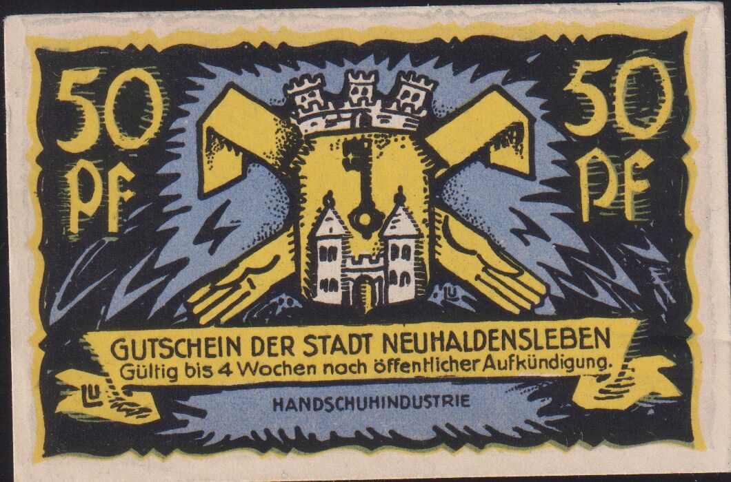 Almanya 50 Pfennig Notgeld 1921 Çil