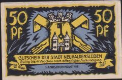 Almanya 50 Pfennig Notgeld 1921 Çil