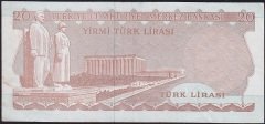 6.Emisyon 3.Tertip 20 Lira F56 601327 Çok Çok Temiz