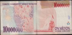 7.Emisyon 10 000 000 Lira B01 093433 Haliyle