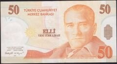 8.Emisyon 50 YTL D47 875985 Çok Temiz+