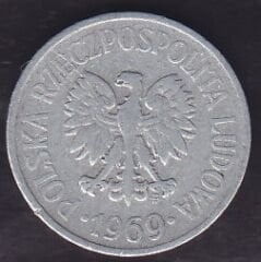 Polonya 20 Groszy 1969