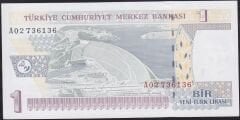 8.Emisyon 1 YTL A02 736136 Çilaltı