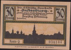 Almanya 50 Pfennig Notgeld 1921 Çil