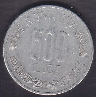 ROMANYA 500 LEI  2000 YILI