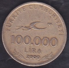 2000 Yılı 100000 Lira