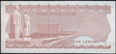 6.Emisyon 3.Tertip 20 Lira F54 815188 Temiz