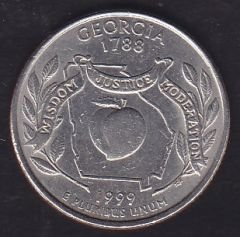 Amerika Çeyrek Dolar 1999 Hatıra Georgia