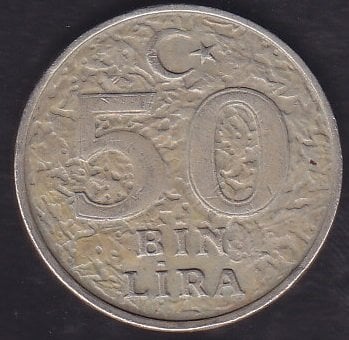 1998 Yılı 50 Bin Lira