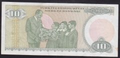7.EMİSYON 1.TERTİP 10 LİRA C10 351002 ÇÇT + UZUN KAŞ