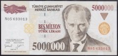 7.EMİSYON 5 000 000 LİRA N05 633013 ÇİLALTI ÇİL