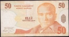 8.Emisyon 50 YTL D49 506718 Çok Temiz