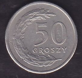 Polonya 50 Groszy 1991