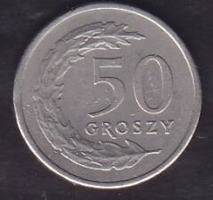 Polonya 50 Groszy 1991