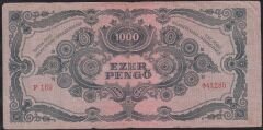 Macaristan 1000 Pengo 1945 Çok Temiz