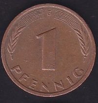 Almanya 1 Pfennig 1985 G