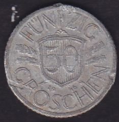 Avusturya 50 Groschen 1946