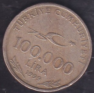 1999 Yılı 100000 Lira