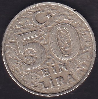 1997 Yılı 50 Bin Lira