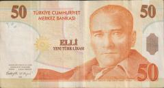 8.Emisyon 50 YTL E78 963422 Çok Temiz+