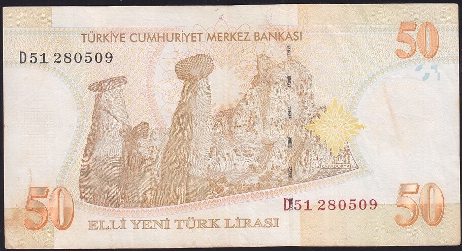 8.Emisyon 50 YTL D51 280509 Çok Temiz+